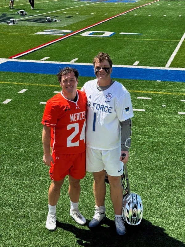 Mikey Frederick and Caelan Driggs at the Air Force Academy. SUBMITTED PHOTO